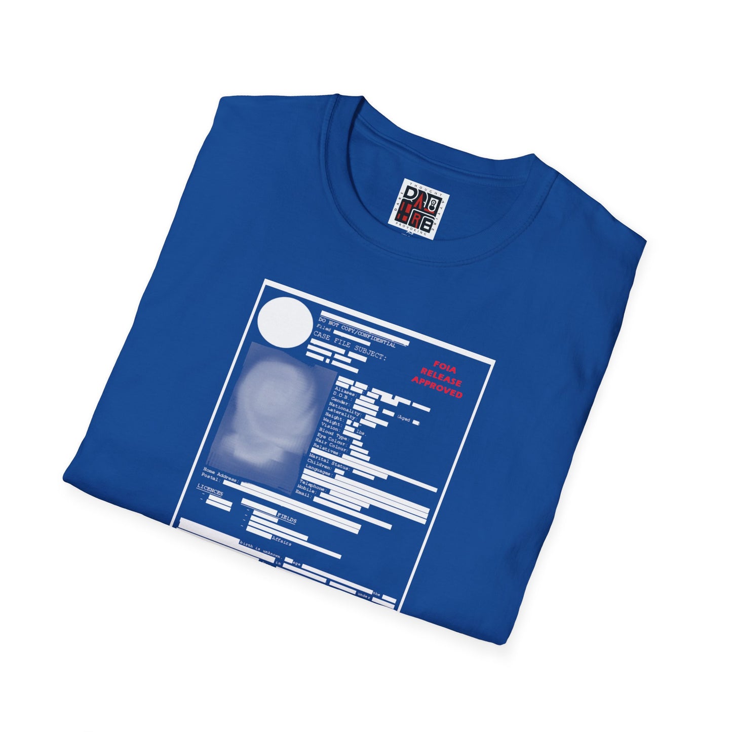 Redacted Government Profile Unisex T-Shirt