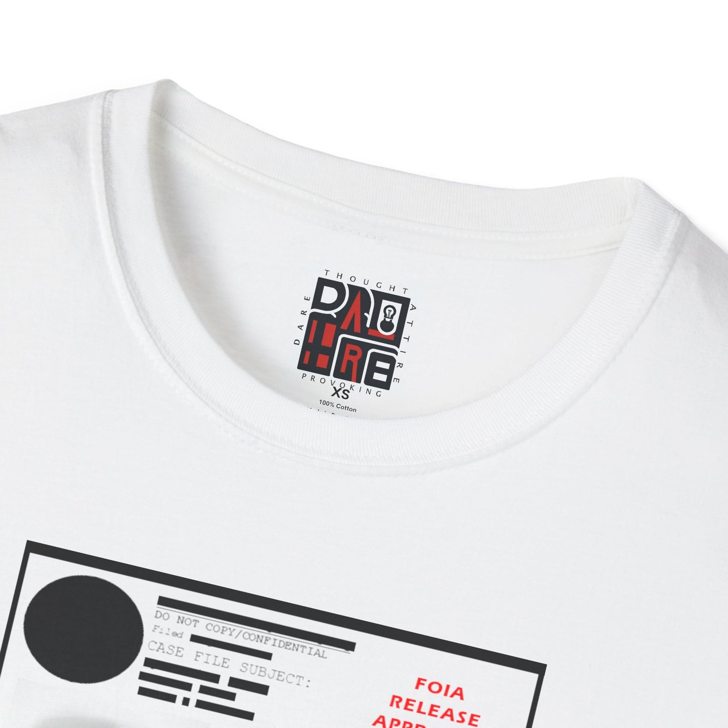 Redacted Government Profile Unisex T-Shirt