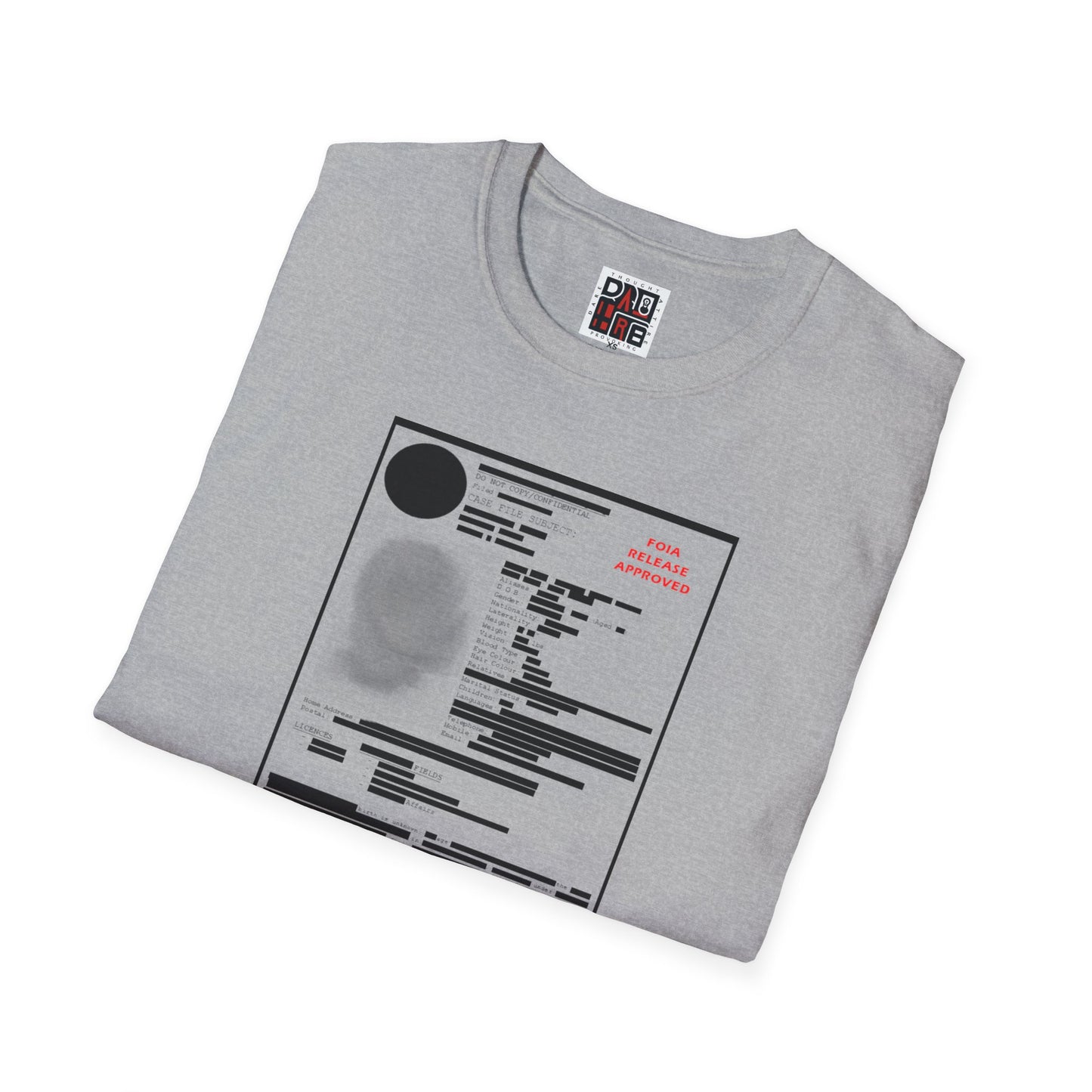 Redacted Government Profile Unisex T-Shirt