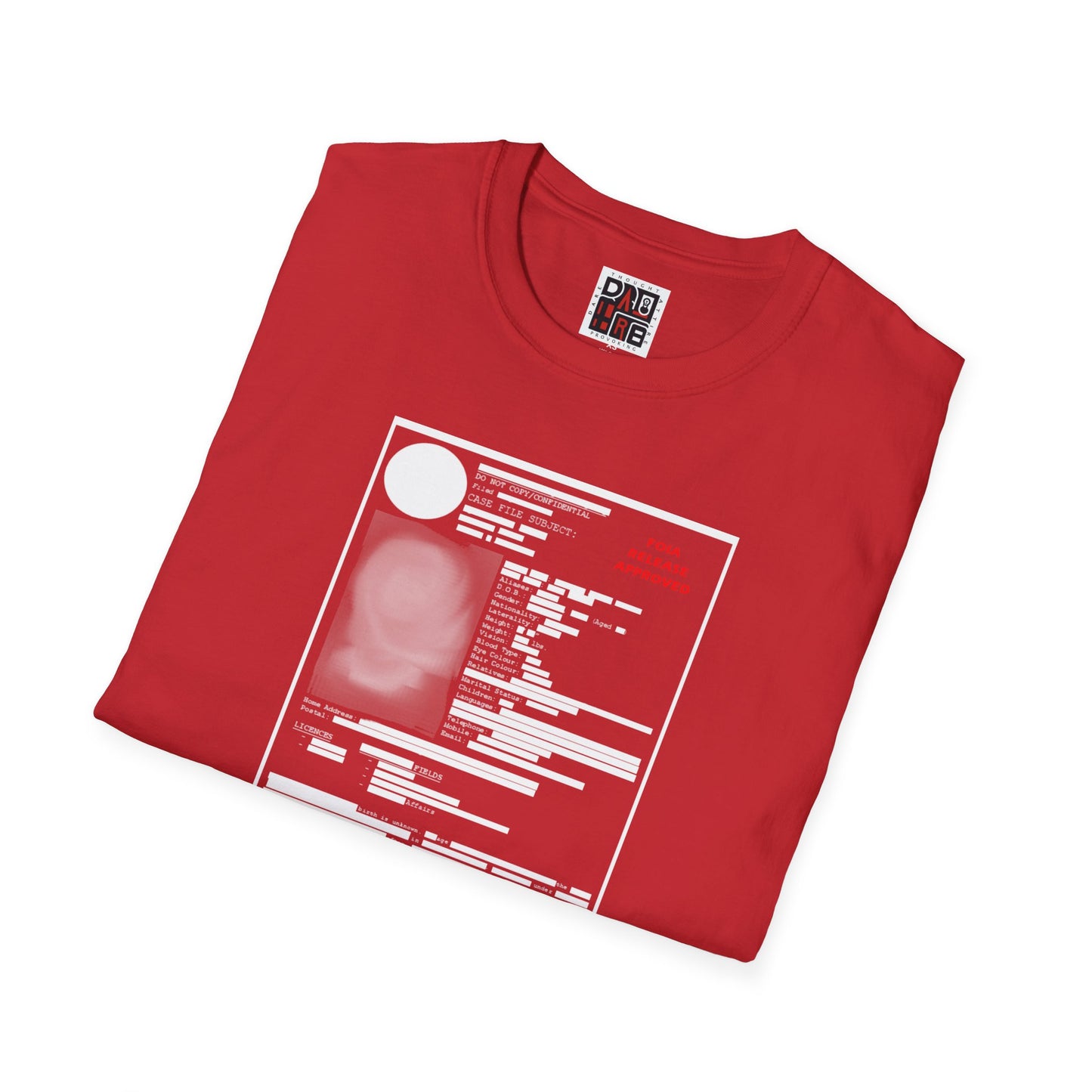 Redacted Government Profile Unisex T-Shirt