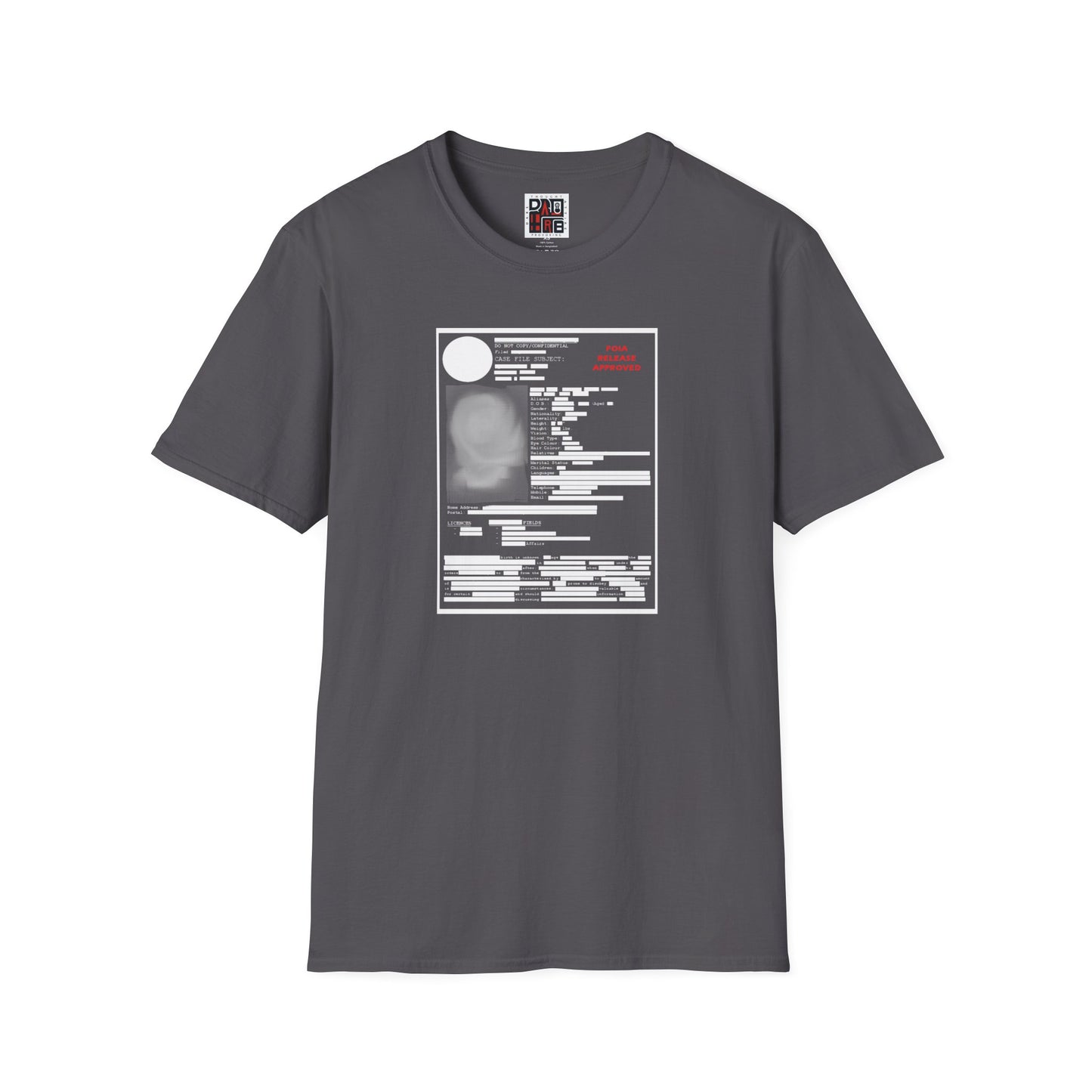 Redacted Government Profile Unisex T-Shirt