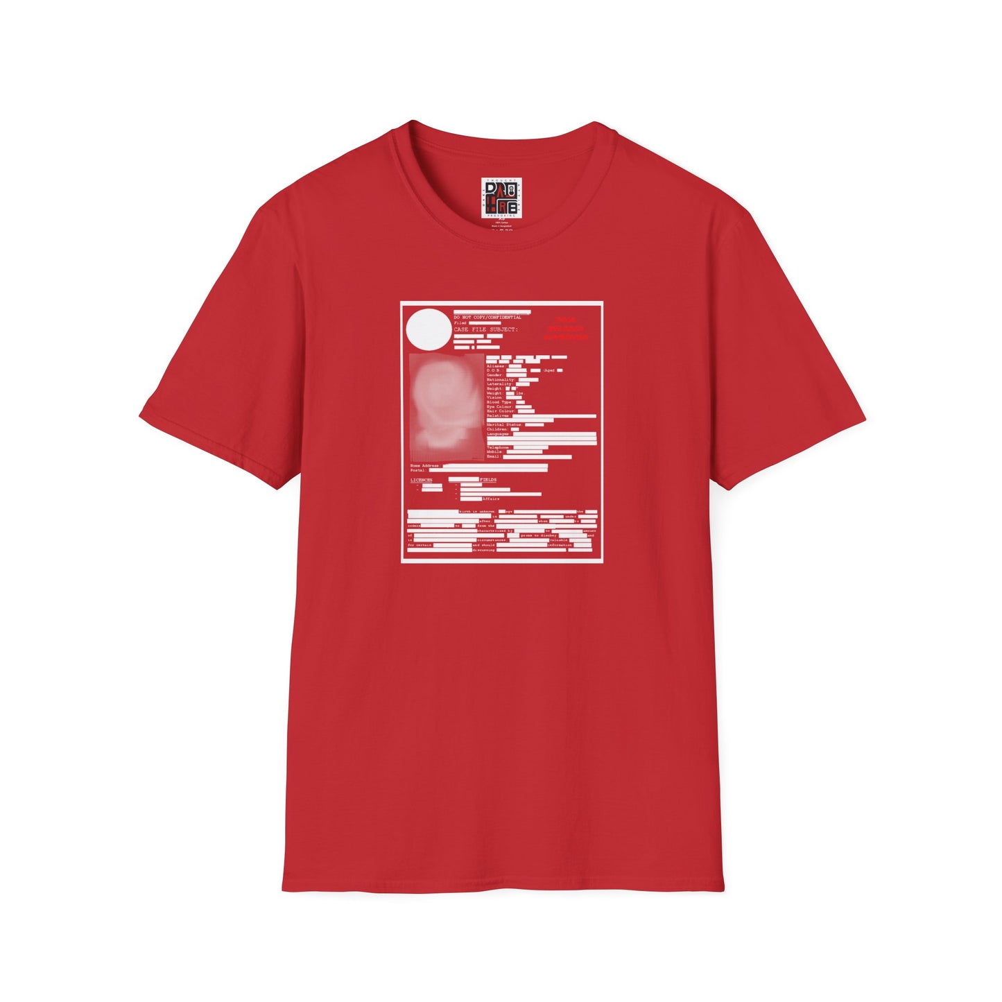 Redacted Government Profile Unisex T-Shirt
