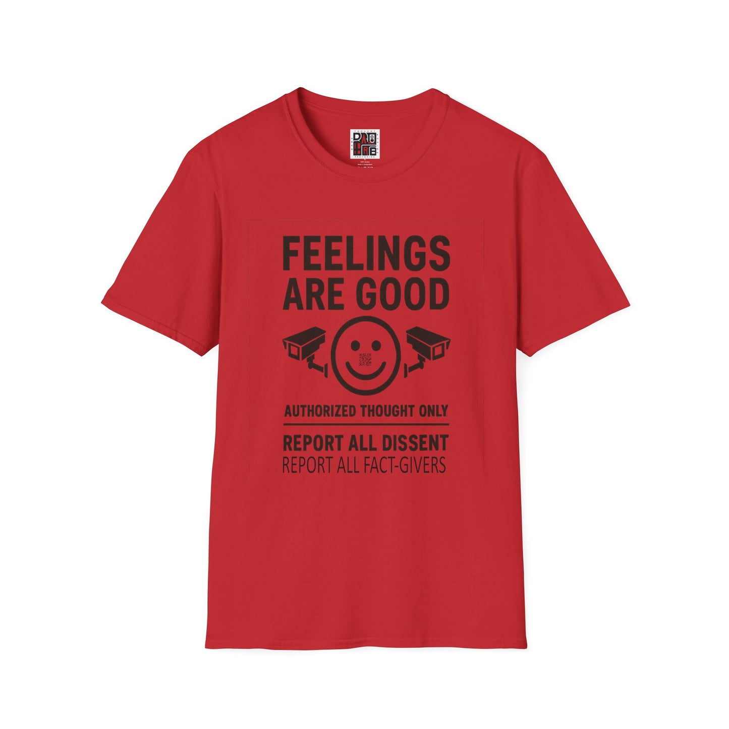 Authorized Thought Only - Distressed Design Softstyle T-Shirt