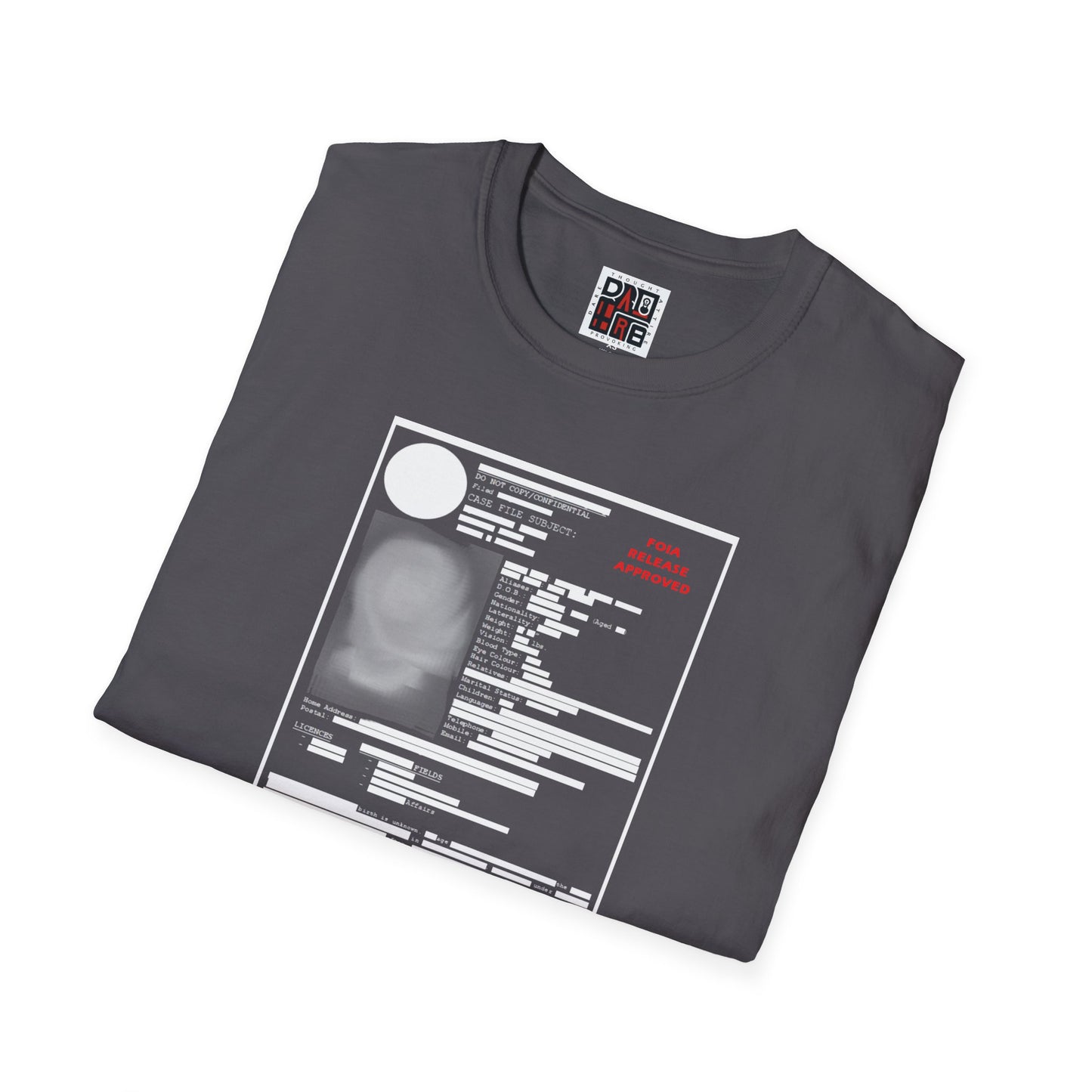 Redacted Government Profile Unisex T-Shirt