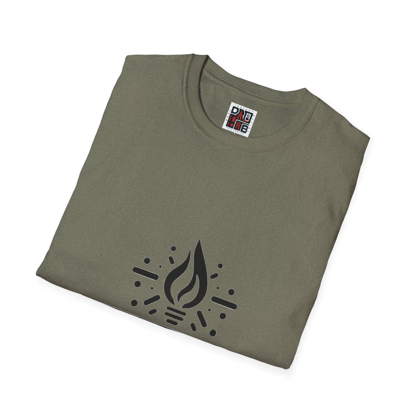 Bold Freethinkers and Rebels with Torch Design Unisex Softstyle T-Shirt