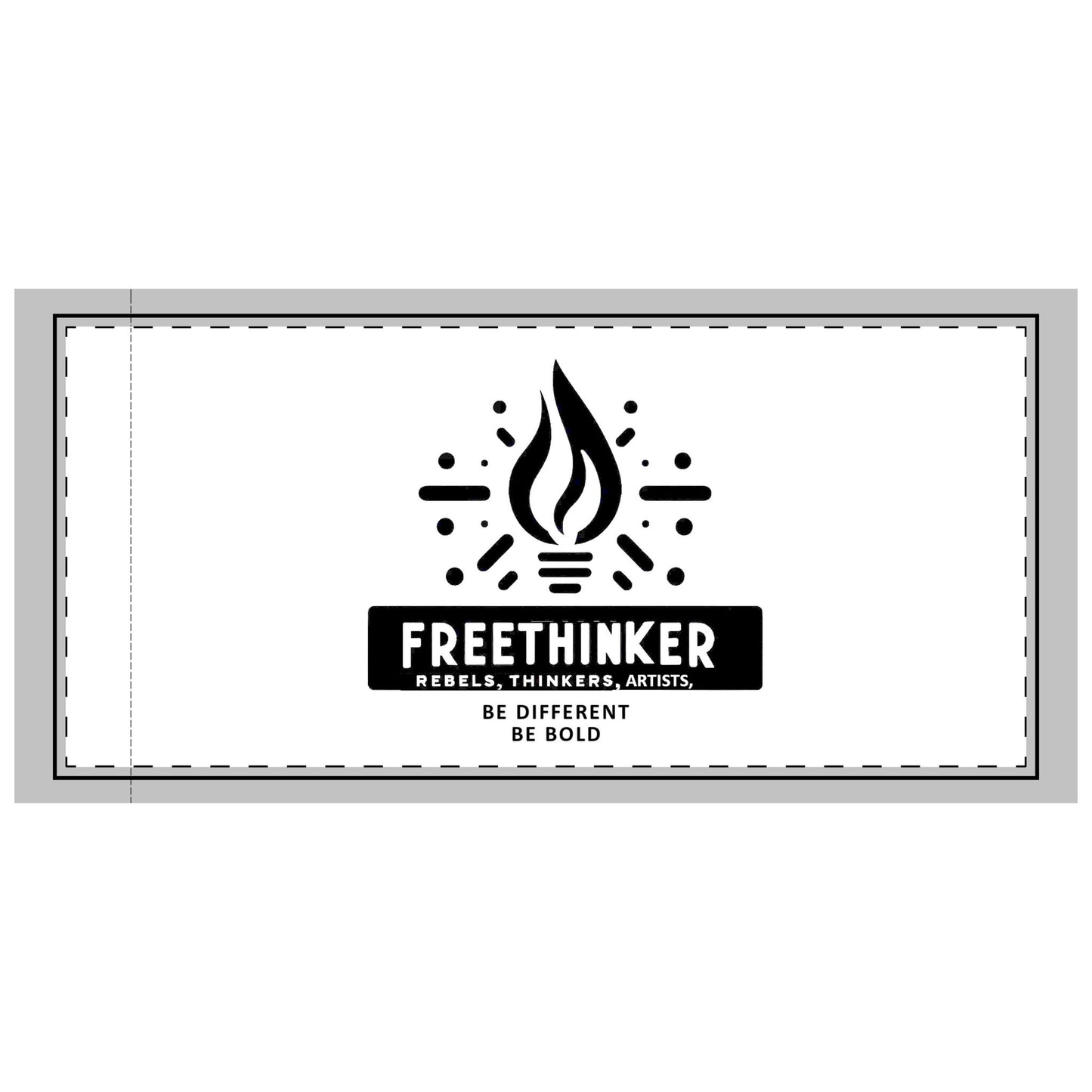 Freethinker Microfiber Pillowcase - Be Different, Be Bold