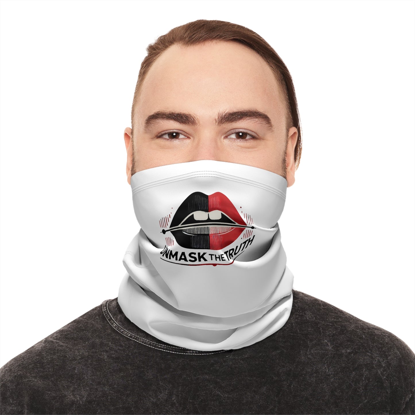 Unmask the Truth - Neck Gaiter Winter Design