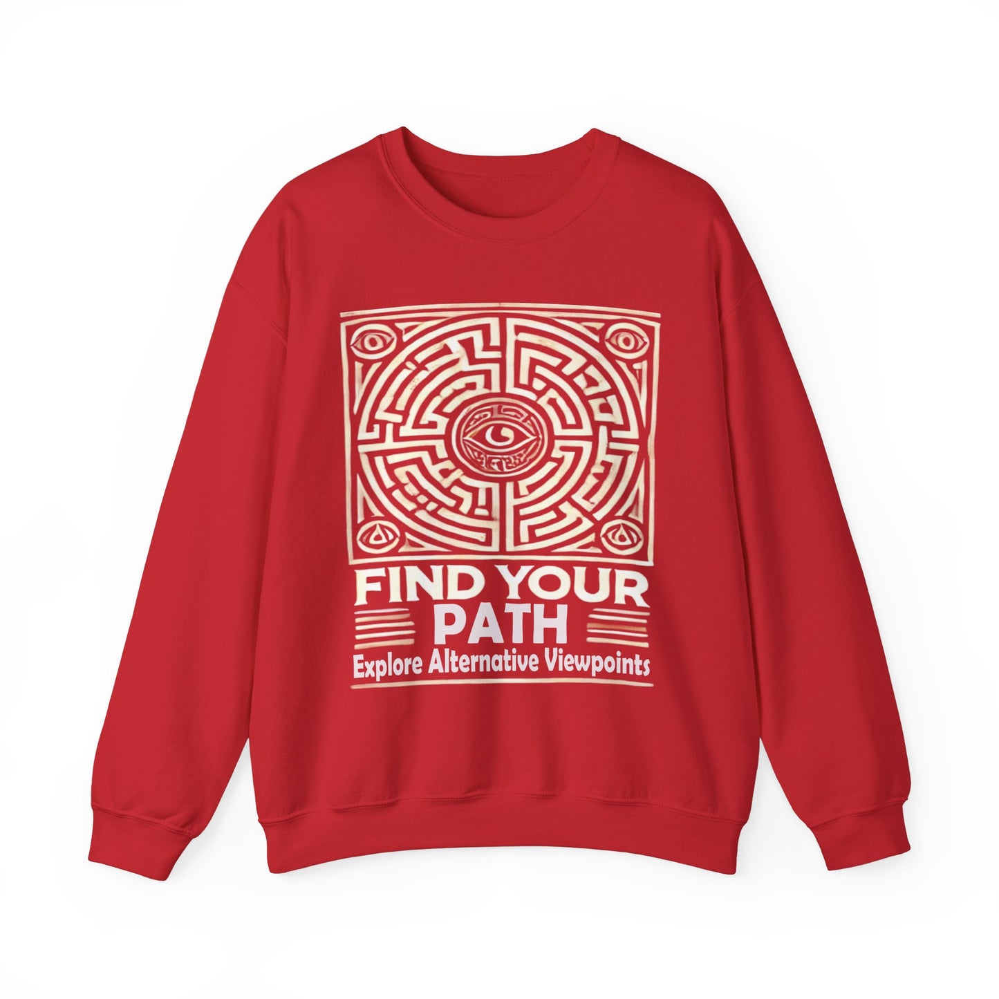 Pathfinder Sweatshirt - Find Your Path, Embrace Alternative Viewpoints