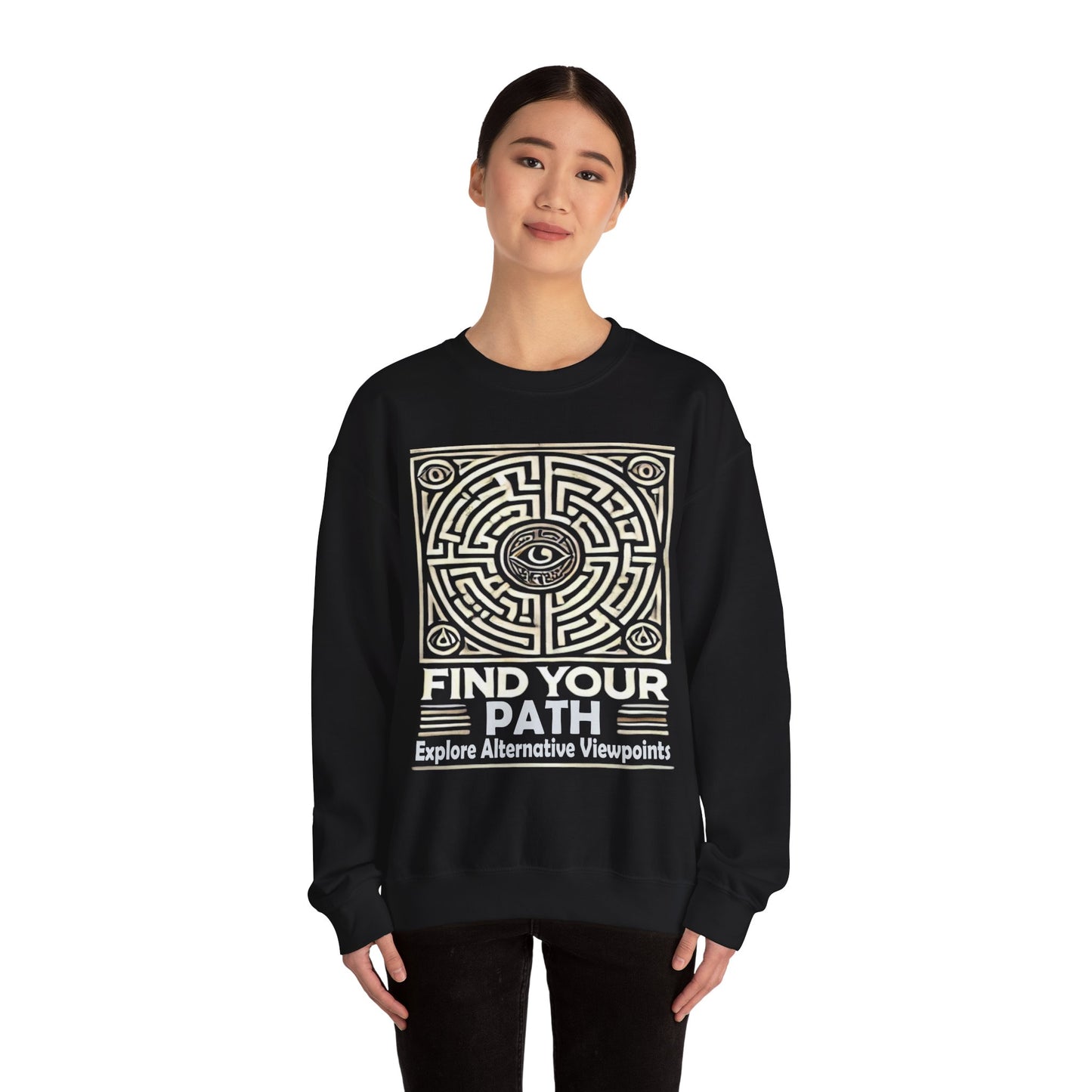 Pathfinder Sweatshirt - Find Your Path, Embrace Alternative Viewpoints