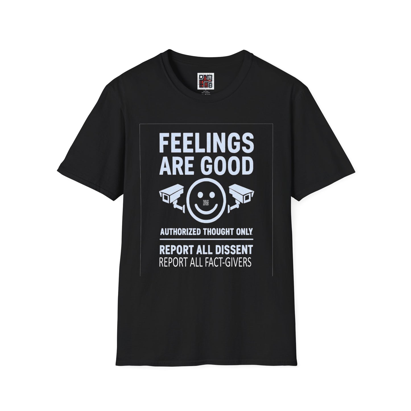 Authorized Thought Only - Distressed Design Softstyle T-Shirt