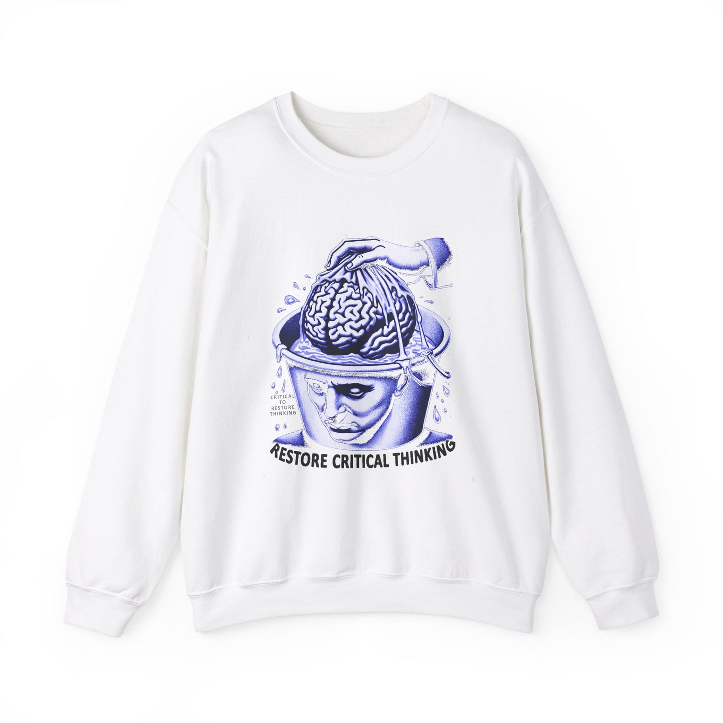 Restore Critical Thinking Crewneck Sweatshirt