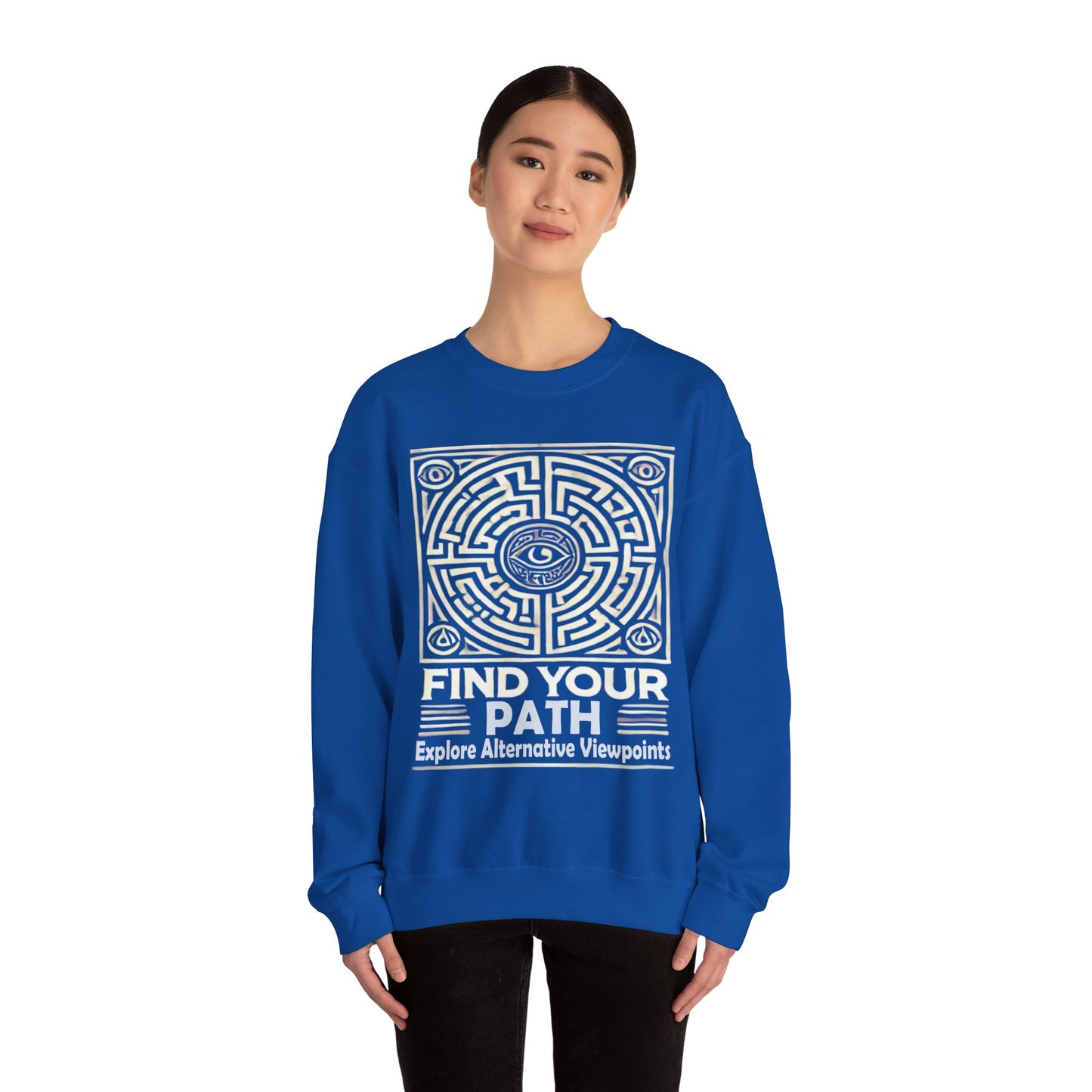 Pathfinder Sweatshirt - Find Your Path, Embrace Alternative Viewpoints