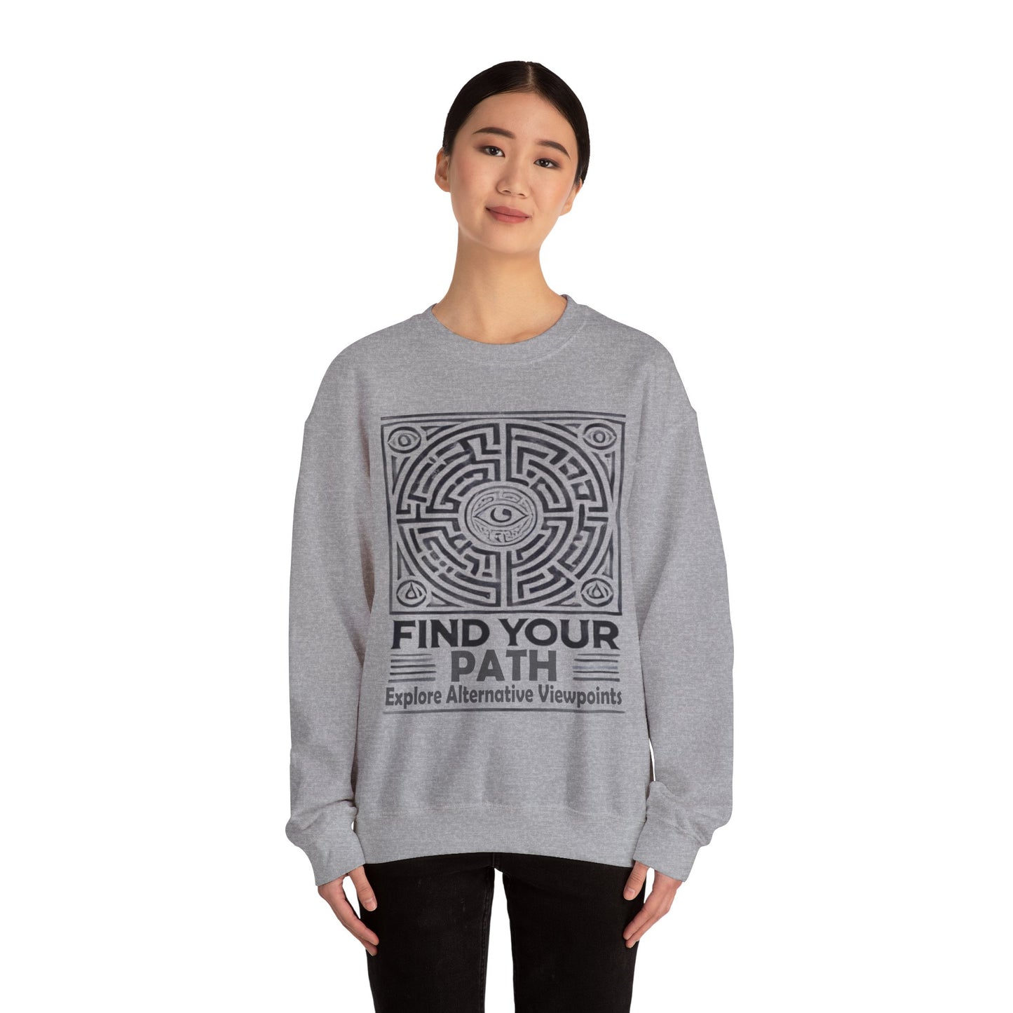 Pathfinder Sweatshirt - Find Your Path, Embrace Alternative Viewpoints