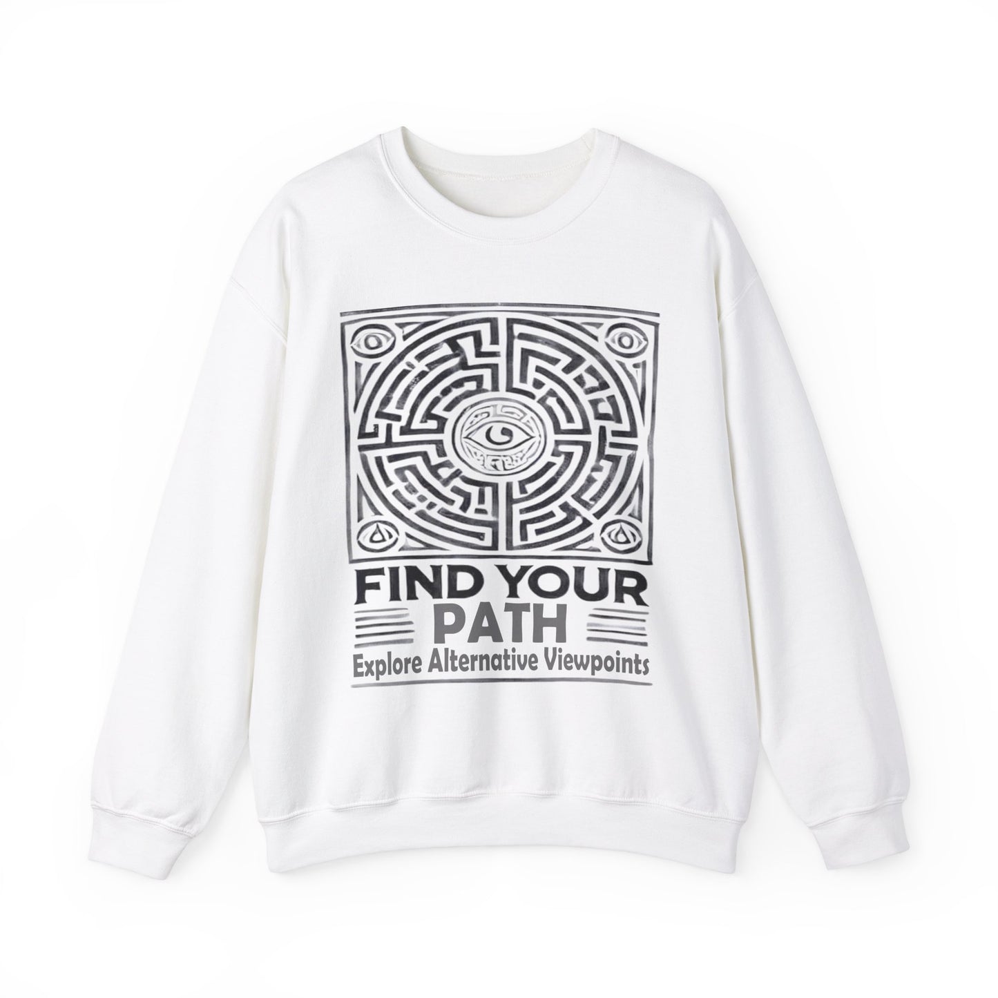 Pathfinder Sweatshirt - Find Your Path, Embrace Alternative Viewpoints