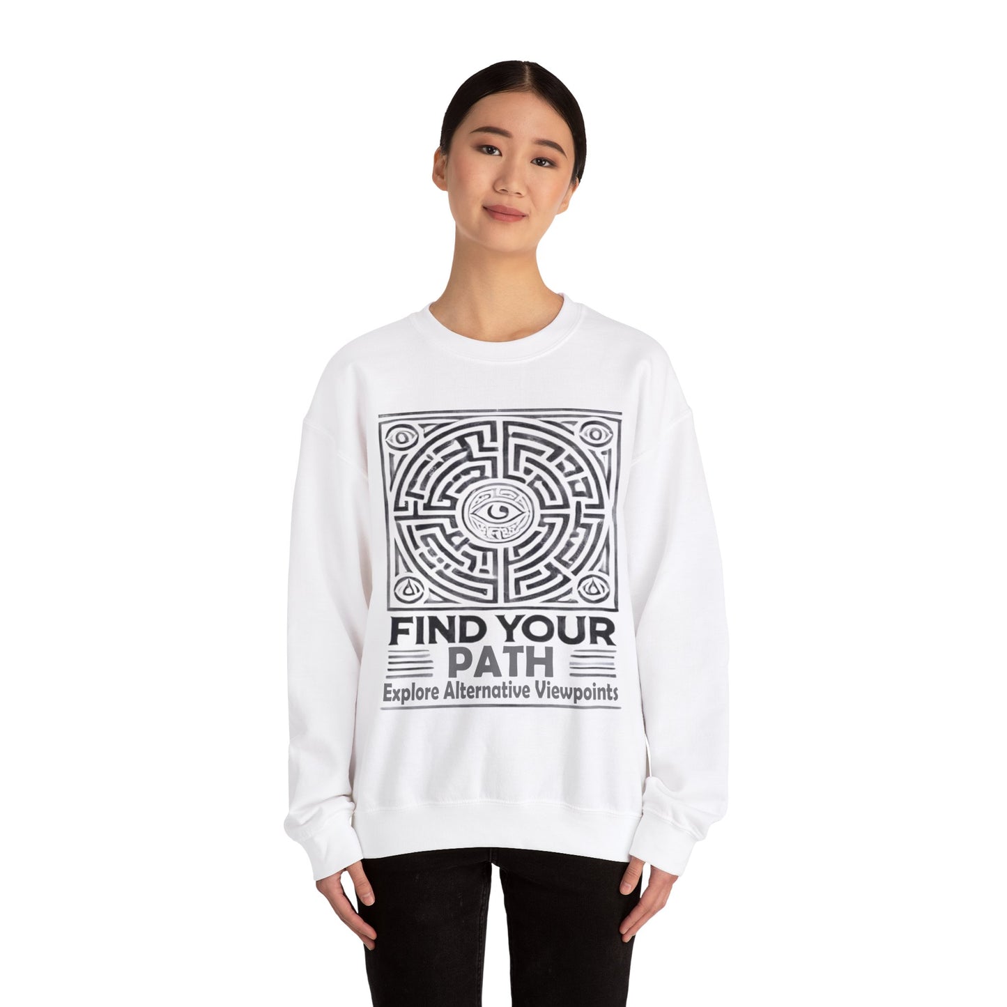 Pathfinder Sweatshirt - Find Your Path, Embrace Alternative Viewpoints