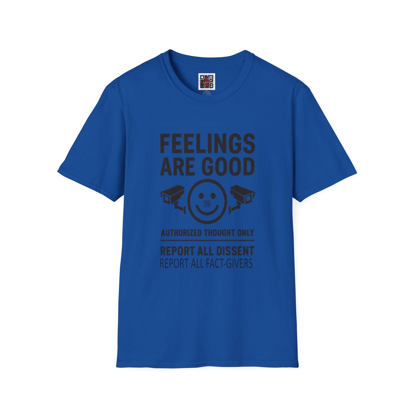 Authorized Thought Only - Distressed Design Softstyle T-Shirt