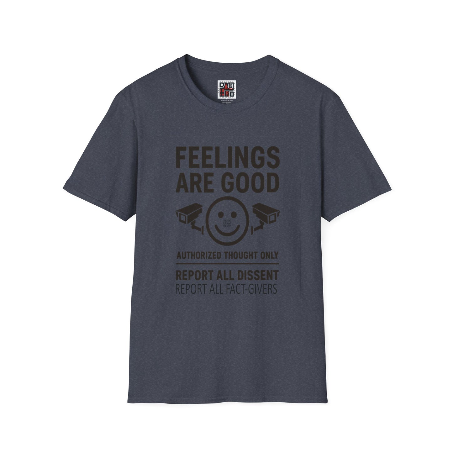 Authorized Thought Only - Distressed Design Softstyle T-Shirt