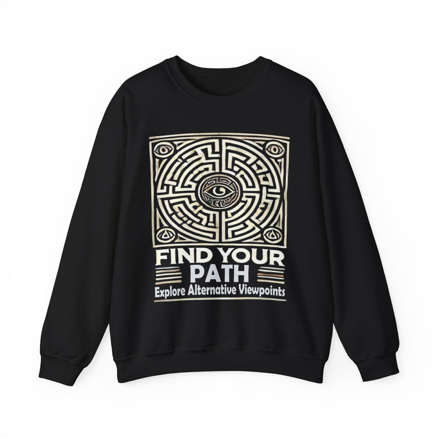 Pathfinder Sweatshirt - Find Your Path, Embrace Alternative Viewpoints