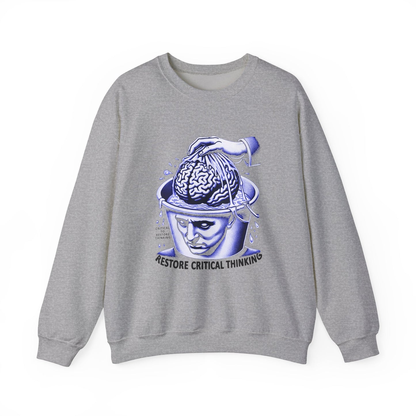 Restore Critical Thinking Crewneck Sweatshirt