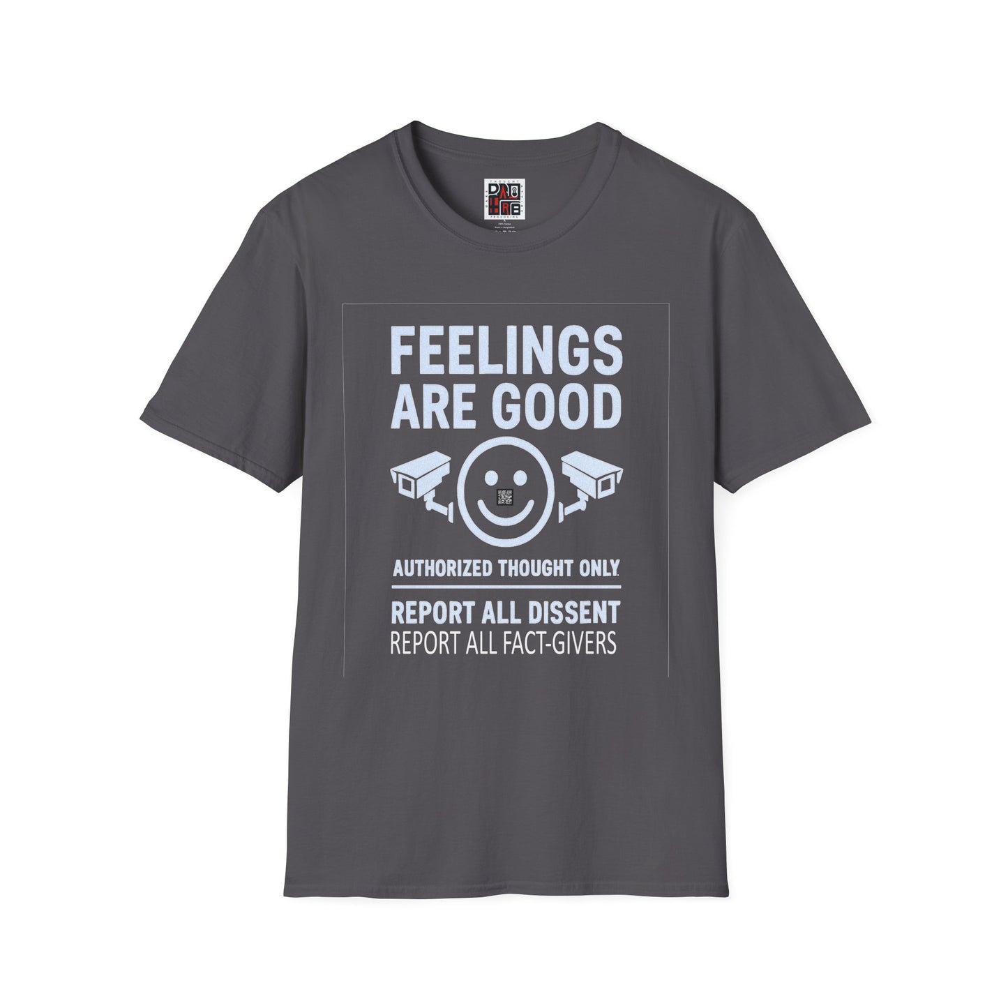 Authorized Thought Only - Distressed Design Softstyle T-Shirt