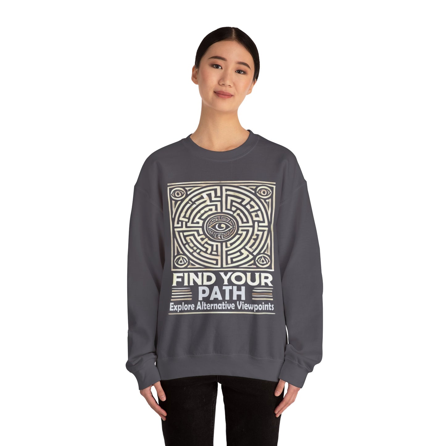 Pathfinder Sweatshirt - Find Your Path, Embrace Alternative Viewpoints